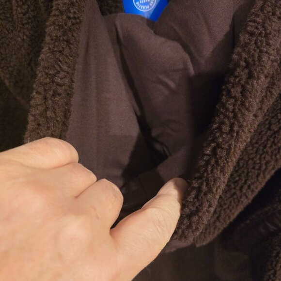 Adidas Women's Premium Essentials Hoodie Shadow Brown Size XS NEW RARE - Picture 10 of 10